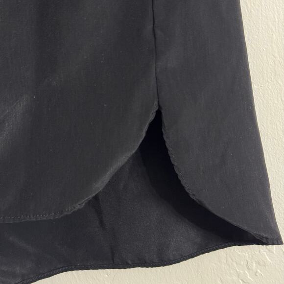 Princess Vera Wang Black Polka Dot Lace Insert Tank Top Size Small - Picture 6 of 7